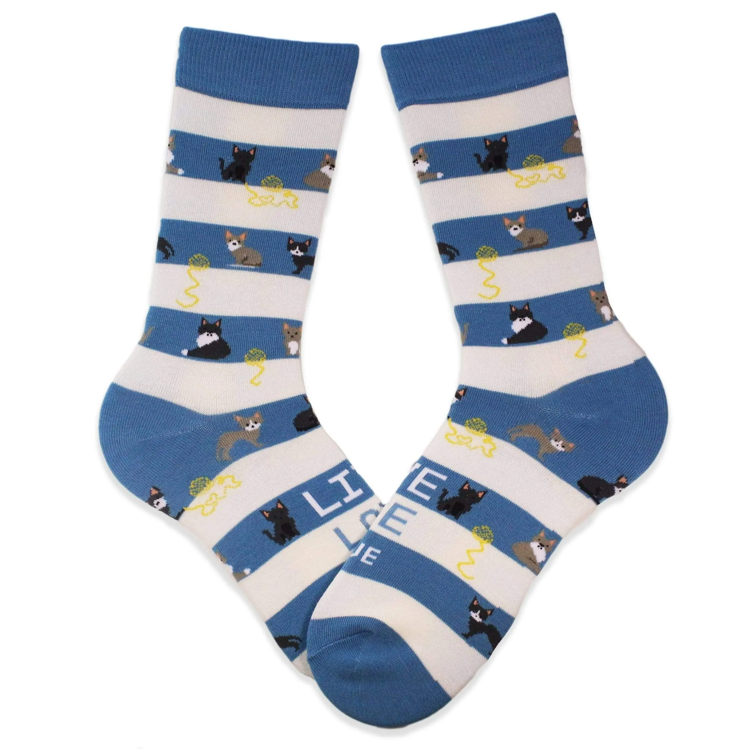 Animal Rescue Cat Stripes Socks