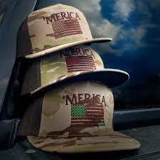 Armadillo Hat Co Freedom-Gold Stars Hat