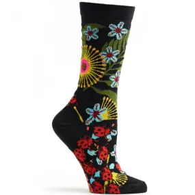 Black Insect Warrior Socks (Women's)
