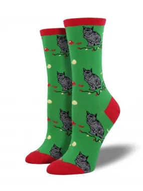 Christmas Cat-astrophy Socks (Women's)