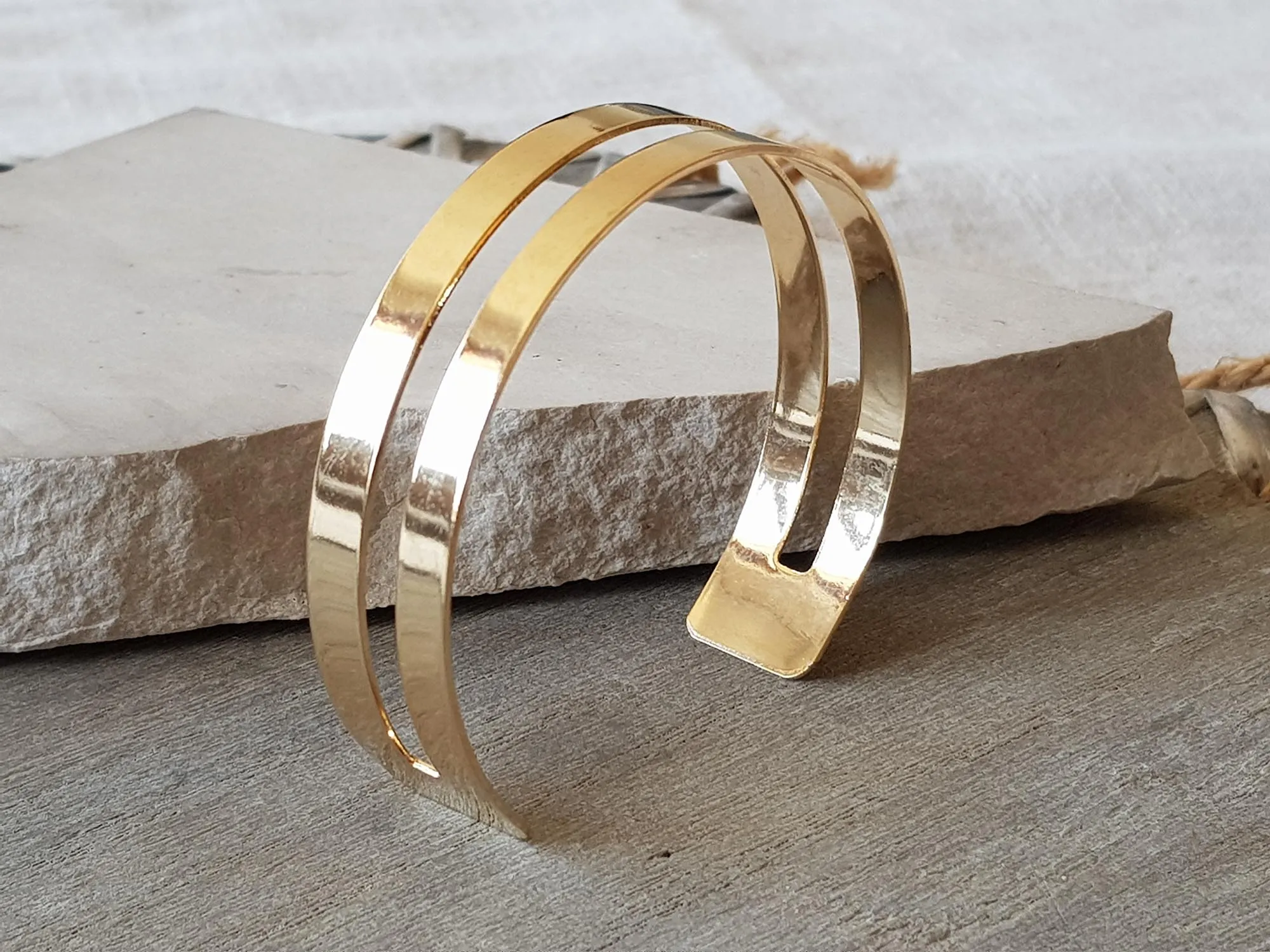 Gold Cuff Bracelet