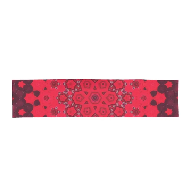 Hollyhocks Geometric Scarf