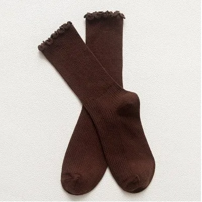 Japanese Harajuku candy-colored Heap Socks