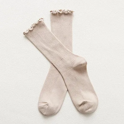 Japanese Harajuku candy-colored Heap Socks