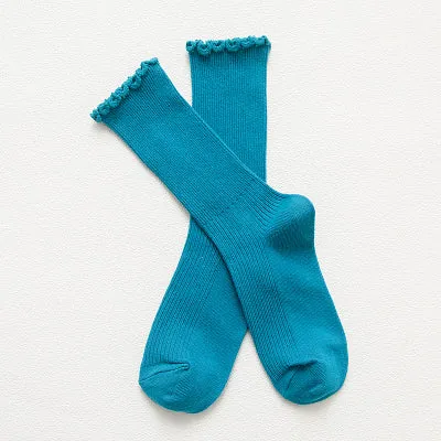 Japanese Harajuku candy-colored Heap Socks