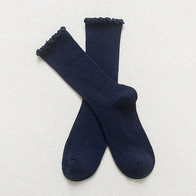 Japanese Harajuku candy-colored Heap Socks