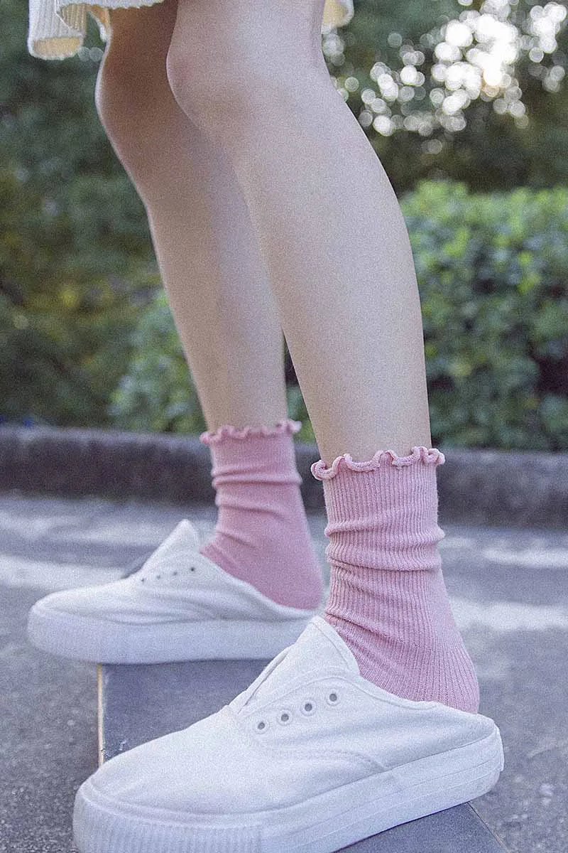 Japanese Harajuku candy-colored Heap Socks