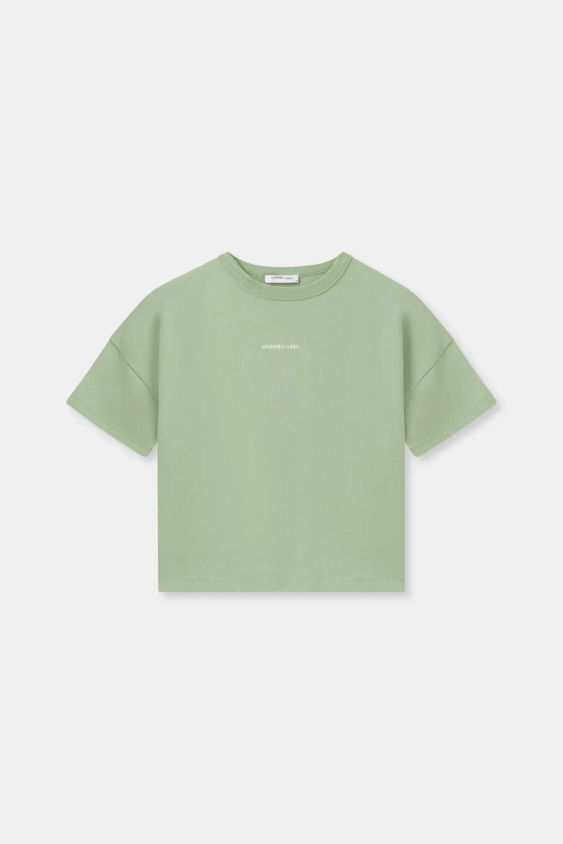 KIDS ESTABLISHED TEE | TEAL GREEN/WHITE