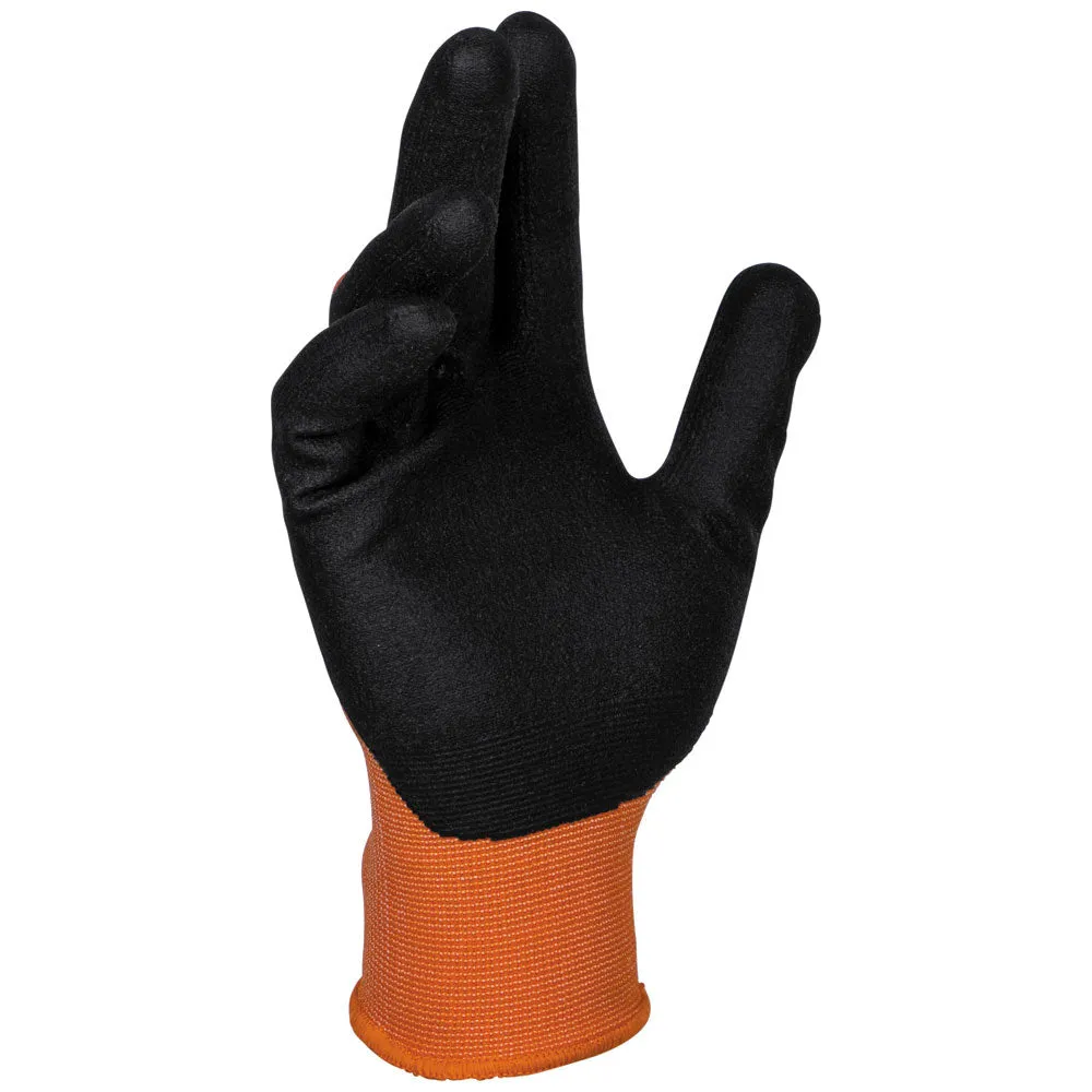 Klein 60580 Knit Dipped Gloves, Cut Level A1, Touchscreen, Medium, 2-Pair