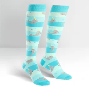 Narwhals Unicorns Of The Sea Knee High Socks (Women's)