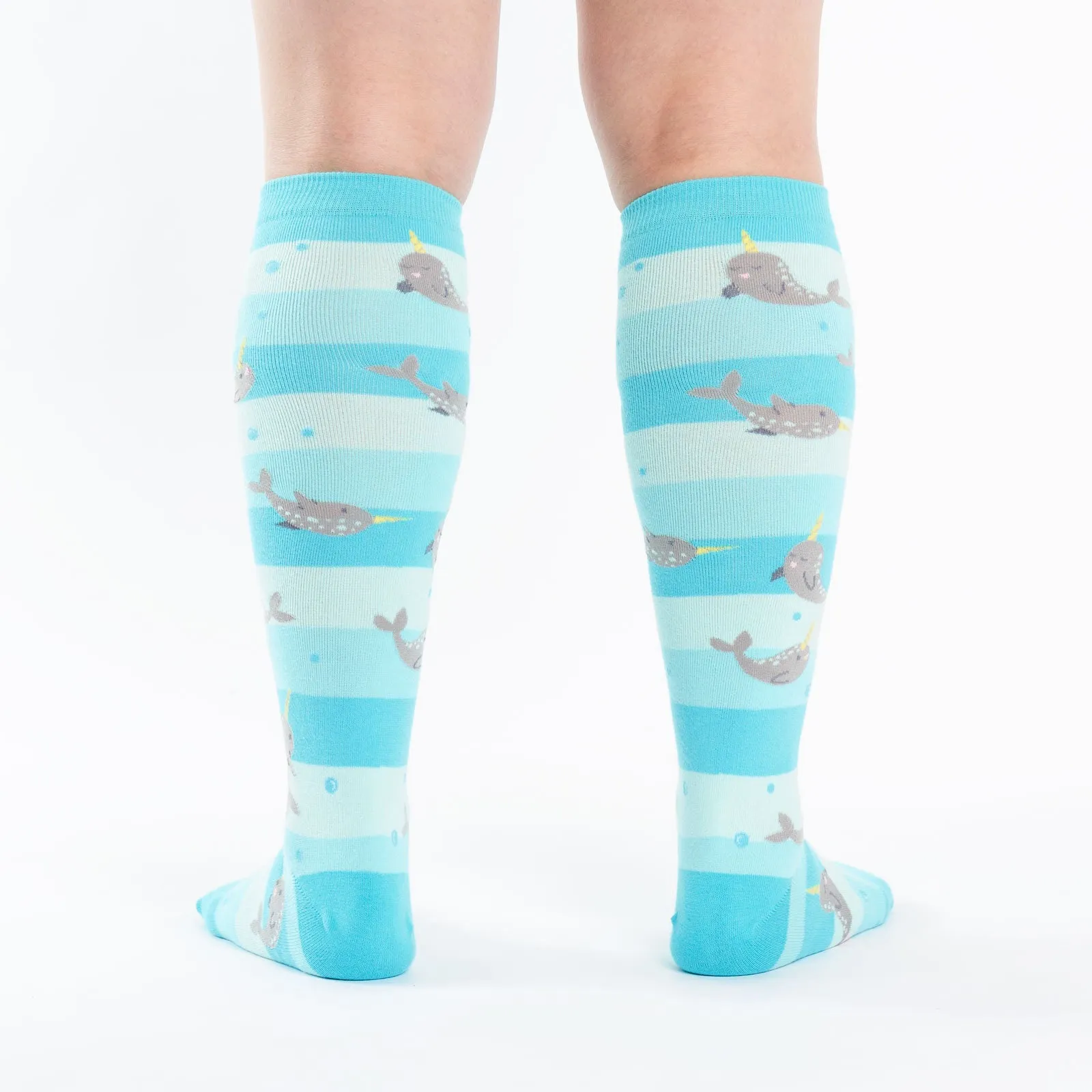 Narwhals Unicorns Of The Sea Knee High Socks (Women's)