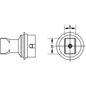 ND10 HOTGAS NOZZLE 14,0X10,0
