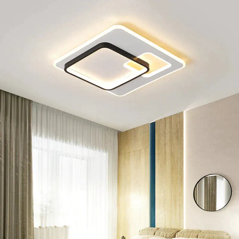New Modern Minimalist Atmosphere Super Ceiling Lamp for Bedroom Nordic Minimalist Creative Art Living Room Study Lamp