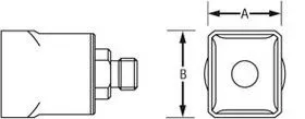 Q06 HOTGAS NOZZLE 15,0X10,0