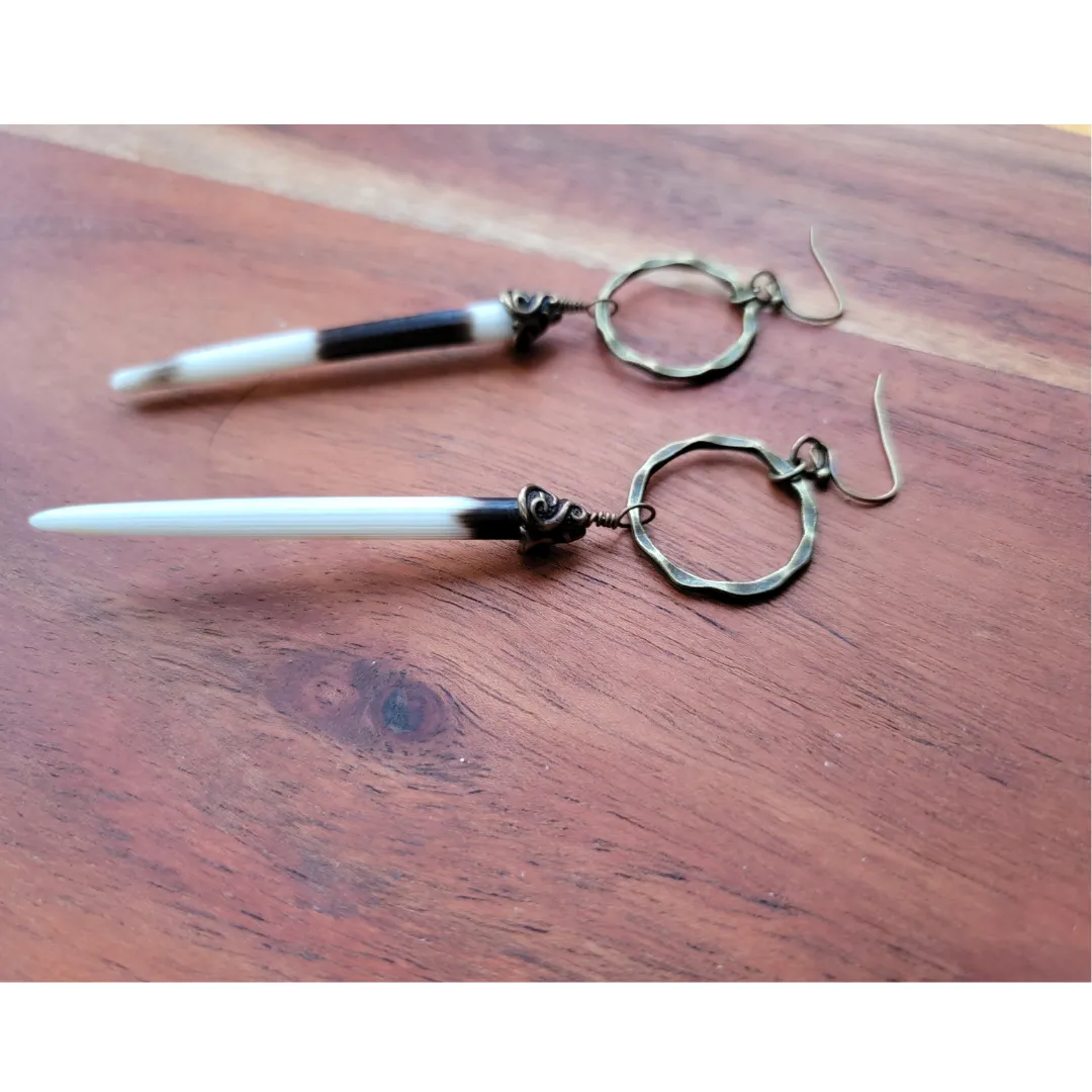 Quill Hoop Earrings