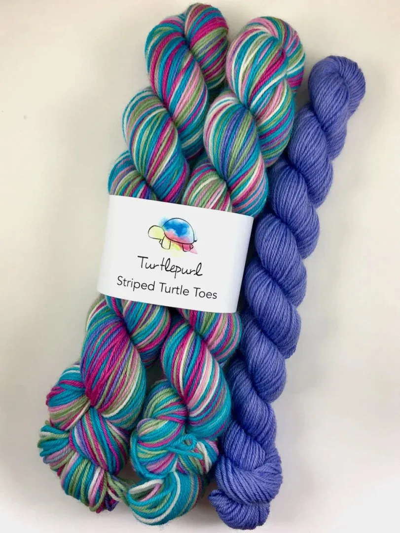 Turtlepurl Yarns - Striped Turtle Toes