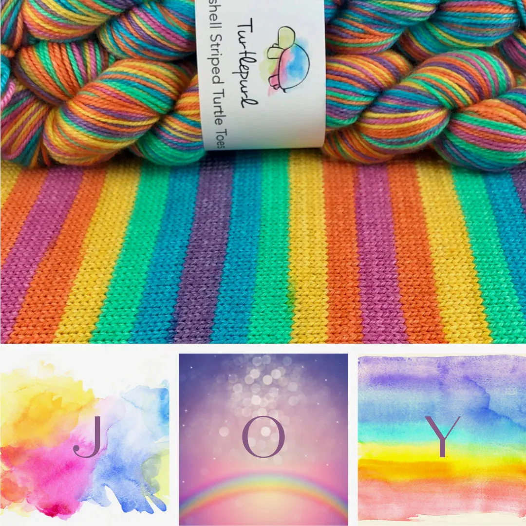 Turtlepurl Yarns - Striped Turtle Toes