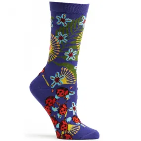 Violet Insect Warrior Socks (Women's)